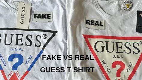 fake guess shirt|how to know if a guess is real.